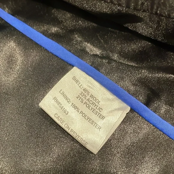 Calvin Klein women size 6 black jacket with belt - Picture 5 of 9